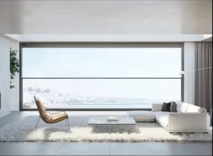 Glass Floor to Ceiling Fixed Windows Frame