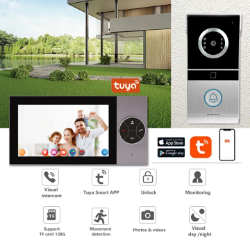 Smart Video Door Bell with Touch Screen, Gate Camera & Compatibility with Tuya App and Android Devices