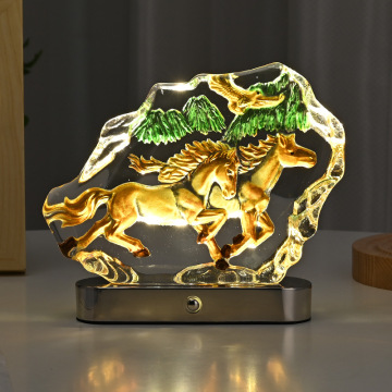 Lampa stołowa K9 Crystal Animal Kształt do salonu i sypialni