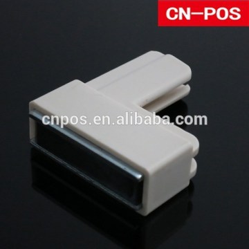 L shape magnetic sign holder to show
