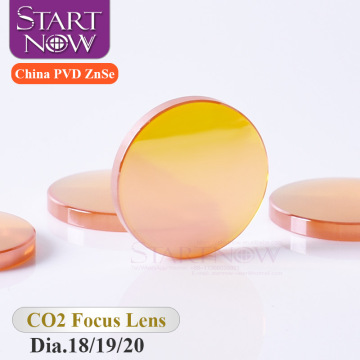 China-made Laser Focus Lens D19 19.05mm with PVD ZnSe for F38.1 to 101.6mm, F1.5-4