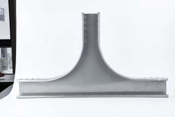 Stainless Steel Trough-Style Horizontal Equal-Diameter Tee