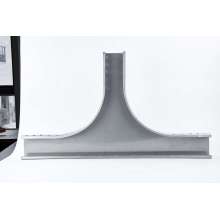 Stainless Steel Trough-Style Horizontal Equal-Diameter Tee