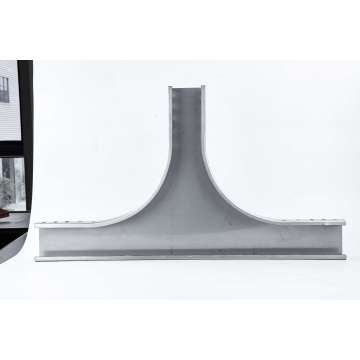 Stainless Steel Trough-Style Horizontal Equal-Diameter Tee