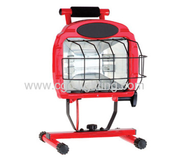 600 Watt Double Bulb Halogen Portable Work Light 