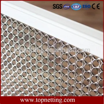 Stainless Steel Chain Mail Ring Metal Mesh Curtain
