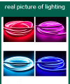 IP67 Vattentät färgglad flex Neonljus LED -remsljus för väggdekoration