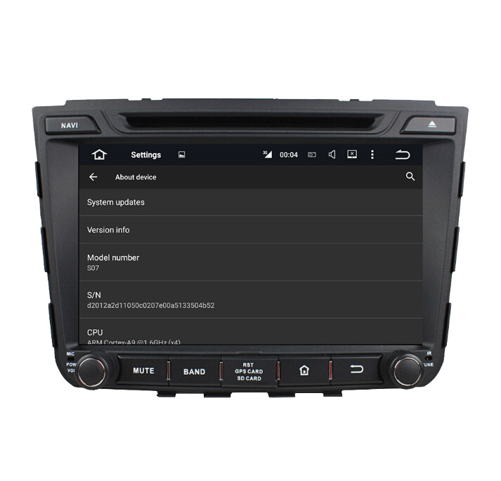 Hyundai IX25 Android 7.1 Car Audio Navigation