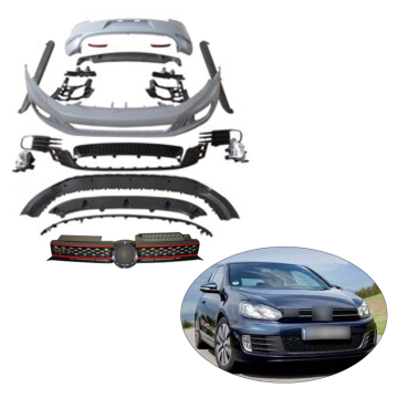 Volkswagen Golf 6 GTI Bodykit Bumper Grille Spoiler Upgrade 2008-2012