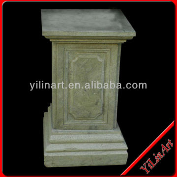 Carved Natural Marble Pedestal (YL-L020)