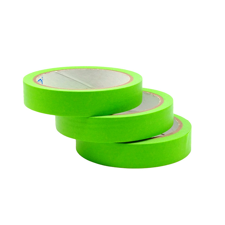 120 Celsius Green Crepe Paper Automotive Masking Tapes