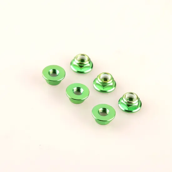 custom M3 aluminum self lock nut for screw