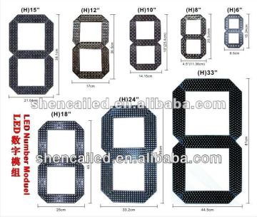 alibaba hot sale 7 segment led display module