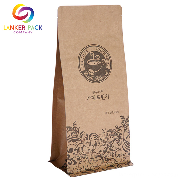 Eco Friendly Custom Kraft Paper For Coffee Packaging