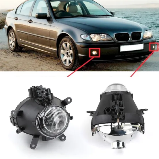 6317 6911 007 - Car Left Front LED Driving Fog Light Lamp Assembly for BMW 3 Series E46 Sedan 1999-2005