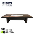 2019 top selling luxury meeting desk lengthen melamine wood conference table with chairs