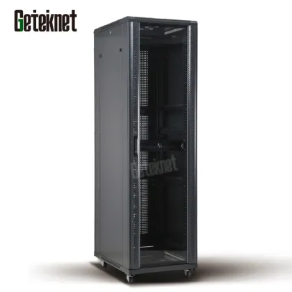 OEM 42U 48U Communications Rack Enclosure: Insulated Server Cabinet with Cooling for Outdoor Use