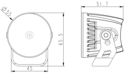 Mini 2 Inch LED Work Light - Offroad & Motorcycle Truck Lighting Systems