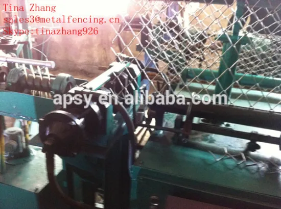 Fully Automatic Chain Link Fence Mesh Machine/chain link fence for sale/ Factory