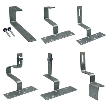 Aluminum Solar Rooftop Hooks for Tile Roof: Solar Panel Mounting and Support System