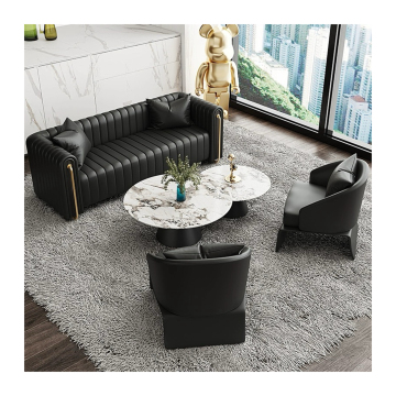 Modern Leather Sofas and Salon Equipment for Stylish Waiting Rooms
