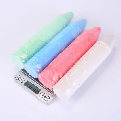 Super Big Jumbo Sidewalk Crayon Chalk: Custom, Dustless, and Washable for Outdoor Art