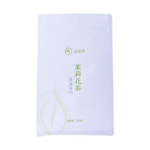 Compostable kraft paper square bottom bag herb tea