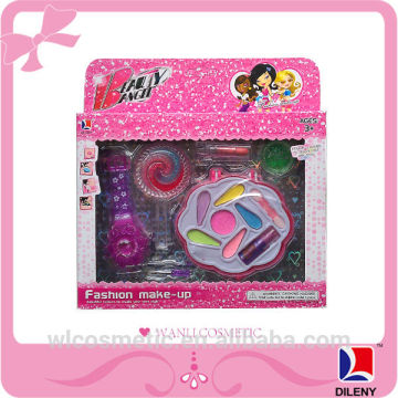 Plastic kid makeup tool kit toy makeup set
