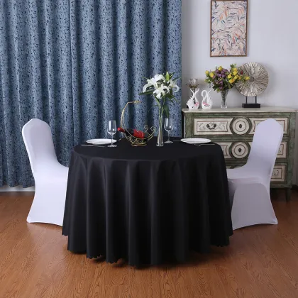 Wholesale Plain Polyester 120" Round Sage Elegant Wedding Tablecloth