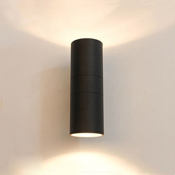 Luces de pared LED para exteriores negras