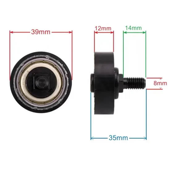 Best Quality Elevator Lower Hanger Roller: Specifications and Dimensions - 39*12*6201