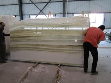 Landscape white marble