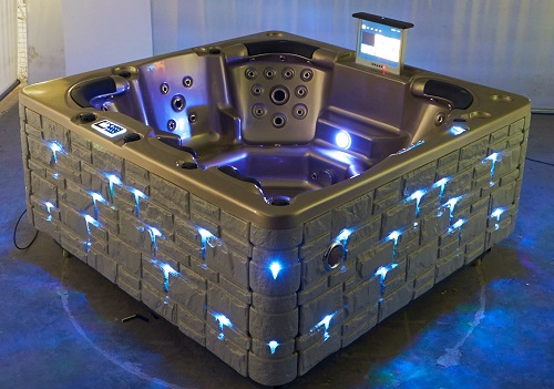 Newly design family whirlpool battub outdoor hot tub spa