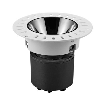 Aravera de pared sin triple ajustable Spotlight redondo