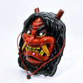 Máscara tradicional japonesa de PVC Red Oni Demon