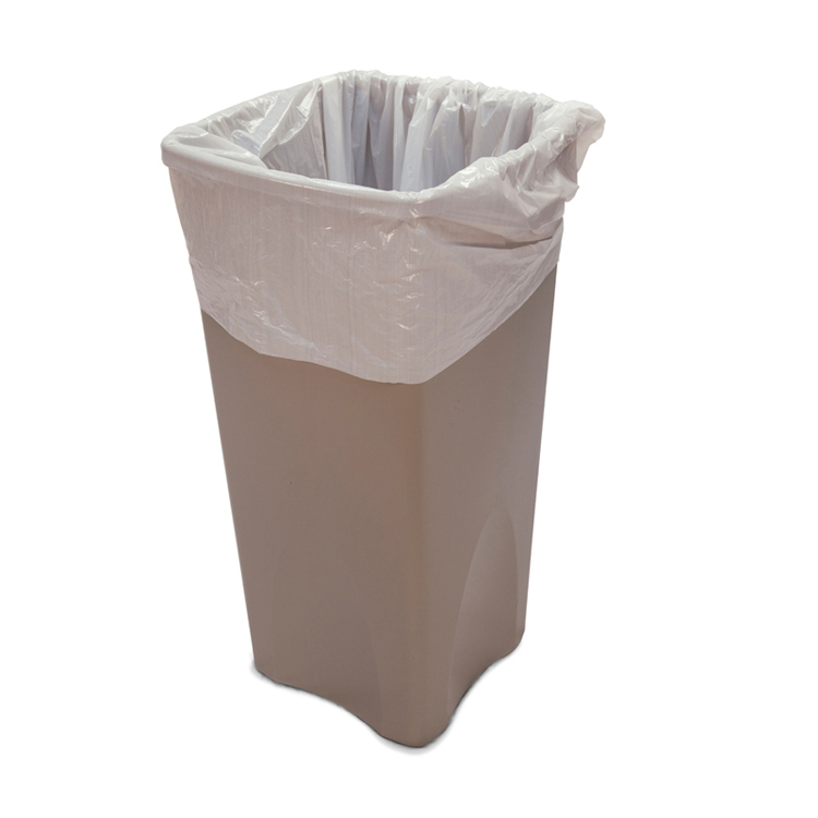 Bolsas de basura de plastico HDPE para reciclaje Industrial recicladas de alta resistencia color negro gran oferta