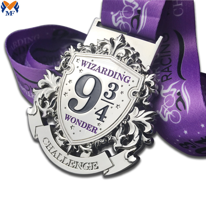 Metal custom logo sport champion boxing medal