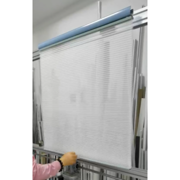 Manual cordless honeycomb blind finish celluar window shade