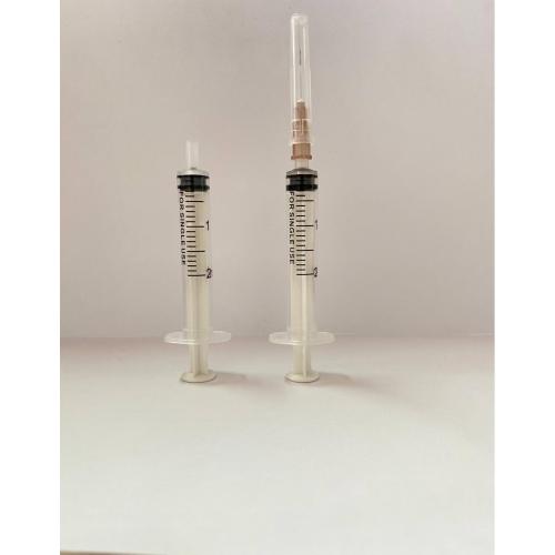 2cc Syringe Luer Slip ใช้ทางการแพทย์