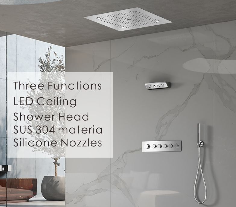 Are ceiling mounted shower heads good?