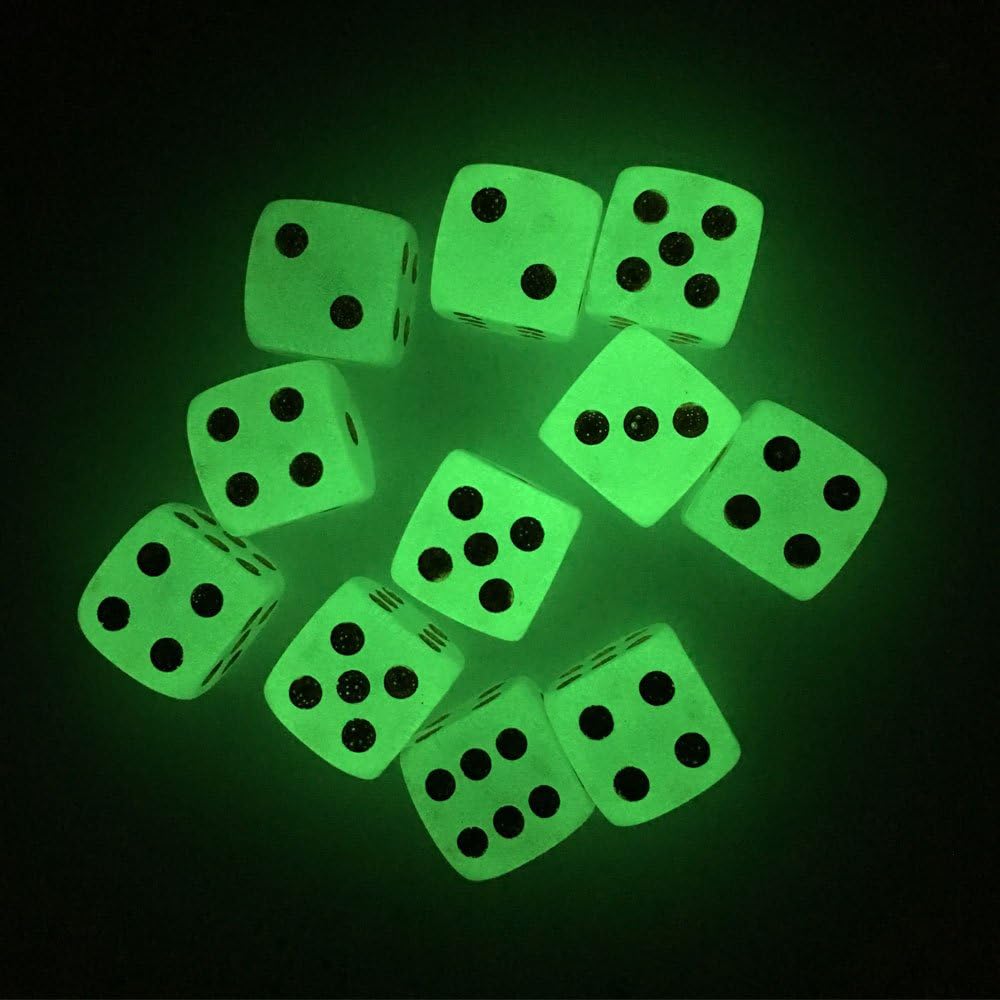 Glow In Dark Dice For Mtg Rpg 2