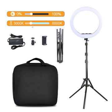 Soporte multifunción para teléfono móvil Big Hoop LED Ring Light