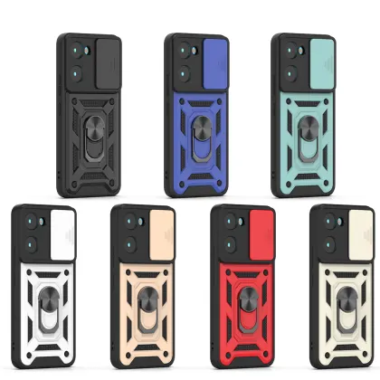 Shockproof Hybrid Phone Back Cover for Vivo Y03 4G