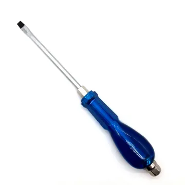 Factory Price Transparent Plastic Handle Screwdriver