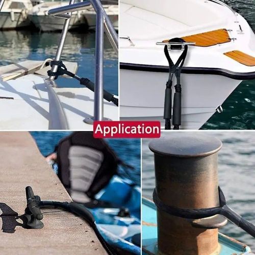 Boat Bungee Dock Line Marine Rope 4-Foot Length