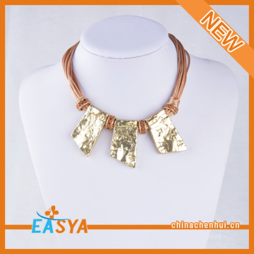 Rope Chains Necklace Gold Pendant With Beads Necklaces