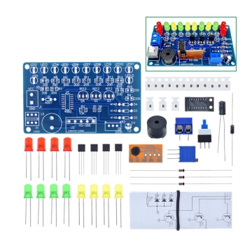 TZT CD4060 SMD Music Lantern Circuit Welding Kit DIY Electronic Skill Training