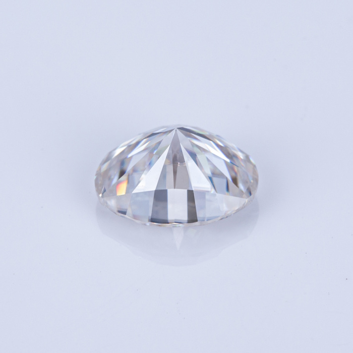 6x8 มม. DEF ลูกศรรูปไข่ตัดอัญมณี Moissanite สีขาว