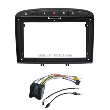 Car Radio Frame Fascia for PEUGEOT 308/408 Dashboard Mount Kit