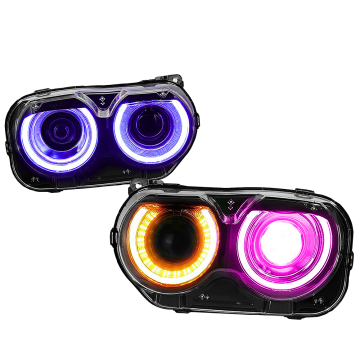 Custom Color-Changing Headlights for Dodge Challenger 2015-2020
